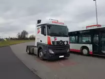Mercedes Benz Actros am 23.02.17 in Erlensee