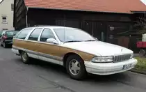 =Buick Roadmaster steht im Februar 2017 in Petersberg-Marbach