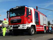 Feuerwehr Maintal Hochstadt MAN TGM HLF 20/16 (Florian Maintal 3-46-1) am 25.02.17 beim Faschingsumzug in Dörnigheim