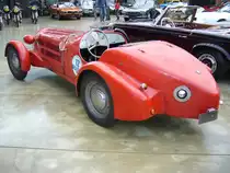 Heckansicht eines BMW Rennsportwagen. Classic Remise Düsseldorf am 26.02.2017.