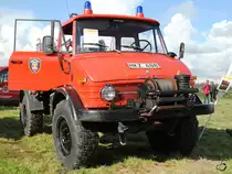 Ein  Unimog 421, abgelichtet am 28.08.2010 auf dem Flughafengelände in Göteborg.