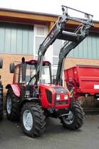 =Belarus 952.5 steht im Februar 2017 bei der Hessischen Landwirtschaftsausstellung in Alsfeld