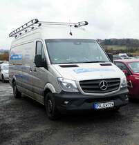 =MB Sprinter von  Erich  steht im Februar 2017 bei der Hessischen Landwirtschaftsausstellung in Alsfeld