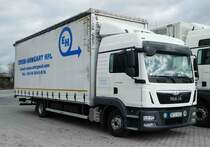 =MAN TGL rastet im Februar 2017 auf dem Autohof Fulda-Nord