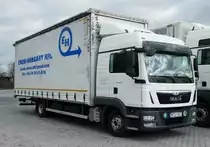 =MAN TGL rastet im Februar 2017 auf dem Autohof Fulda-Nord