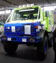 =Unimog, gesehen bei den Retro Classics 2017 in Stuttgart, März 2017