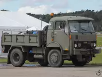 Ein Volvo F85 Flugfeldfahrzeug der schwedischen Luftwaffe, aufgenommen am 28.08.2010 in Göteborg.