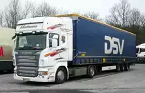 =Scania R 420 von  HIETANEN  rastet im Februar 2017 auf dem Autohof Fulda-Nord