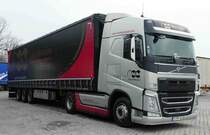 =Volvo FH von  NM  rastet im Februar 2017 auf dem Autohof Fulda-Nord