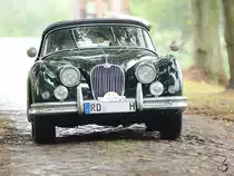 Ein Jaguar XK150 während der ADAC Sunflower Rallye im August 2012