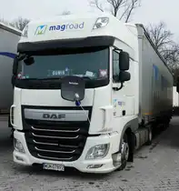 =DAF von  magroad  steht im März 2017 am Autohof Fulda-Nord