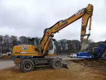 Liebherr A 924C Litronic aufgenommen am 05.03.2017