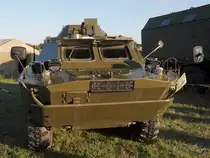 Ein Schützenpanzerwagen 40P2 (SPW-40P2) der Ungarischen Streitkräfte, aufgenommen im August 2010 in Kecskemét. (Danke für die Info)