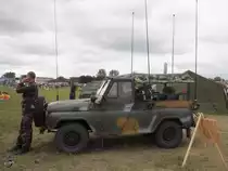 Ein UAZ 469 der Ungarischen Streitkräfte, aufgenommen im August 2010 in Kecskemét.