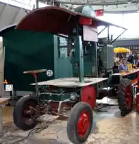 =Bandsäge als Selbstfahrer, gesehen bei den Retro Classics 2017 in Stuttgart, März 2017