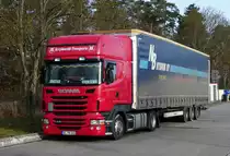 =Scania R 440 rastet an der A 81 im März 2017