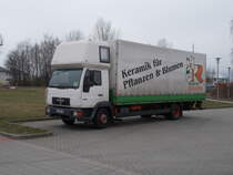 Pflanzen und Blumen brachte Dieser MAN,am 06.März 2017,nach Sassnitz.