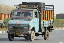 TATA, 17.Februar 2017, Jaipur Kishangarh Expressway, Rajasthan, Indien.