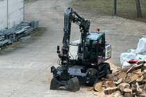 Atlas 140 W am 11.02.2017 bei Hohenwarthe.