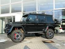 MB G-Klasse am 10.01.2017 vor einem Berliner Autohaus.