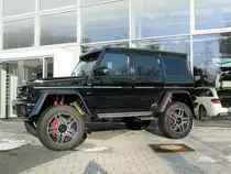 MB G-Klasse am 10.01.2017 vor einem Berliner Autohaus.