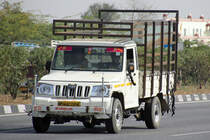 Mahindra, 17.Februar 2017, Jaipur Kishangarh Expressway, Rajasthan, Indien.