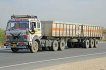 TATA, 17.Februar 2017, Jaipur Kishangarh Expressway, Rajasthan, Indien.