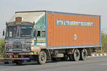 TATA, 17.Februar 2017, Jaipur Kishangarh Expressway, Rajasthan, Indien.