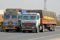 TATA, 17.Februar 2017, Jaipur Kishangarh Expressway, Rajasthan, Indien.