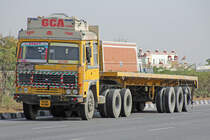 TATA, 17.Februar 2017, Jaipur Kishangarh Expressway, Rajasthan, Indien.