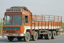 Ashok Leyland, 17.Februar 2017, Jaipur Kishangarh Expressway, Rajasthan, Indien.