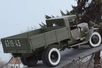 Auf meinem Roadtrip durch die Ukraine im April 2016 sah ich diesen LKW ZIS-5.