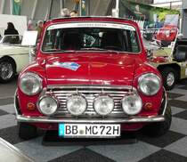 =Austin Mini, ausgestellt bei den Retro Classics Stuttgart im März 2017