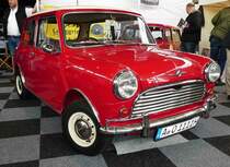 =Austin Mini, ausgestellt bei den Retro Classics Stuttgart im März 2017