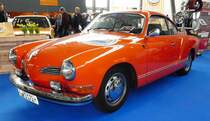 =Karmann Ghia, präsentiert bei den Retro Classics Stuttgart im März 2017