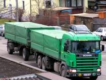 SCANIA 124L-400; ein H�ngerzug der Innviertler-Lagerhausgenossenschaft; 081223