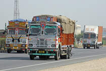 TATA, 17.Februar 2017, Jaipur Kishangarh Expressway, Rajasthan, Indien.