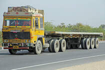 Ashok Lealand, 17.Februar 2017, Jaipur Kishangarh Expressway, Rajasthan, Indien.