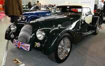 =Morgan + 8, gesehen bei den Retro Classics 2017 in Stuttgart, März 2017 	