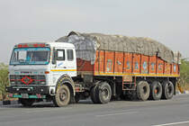 TATA 40.18, 17.Februar 2017, Jaipur Kishangarh Expressway, Rajasthan, Indien.