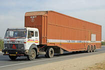 TATA, 17.Februar 2017, Jaipur Kishangarh Expressway, Rajasthan, Indien.