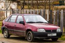 Daewoo Racer, leider etwas verrostet. Aufnahmedatum: 19.03.2017.