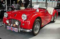 =Triumph TR 3, präsentiert bei den Retro Classics Stuttgart im März 2017