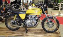 =Honda 400 Four steht bei der Technorama Kassel im März 2017