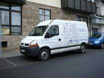 Renault Master der VR-Bank Nordrh�n am 16.12.2008 in 36088 H�nfeld