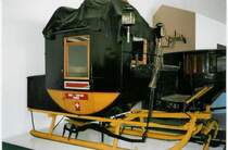 Ein Postschlitten im Verkehrshaus der Schweiz in Luzern