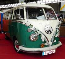 VW T1, gesehen bei den Retro Classics Stuttgart im März 2017 	