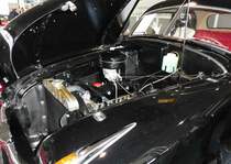 =Borgward Hansa Motorraum, gesehen bei den Retro Classics Stuttgart im März 2017