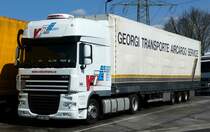 =DAF XF von VTE rastet an der A 3 im März 2017