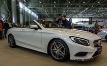 Mercedes-Benz S-Klasse Cabriolet. In diesem Form ist das Auto seit ende 2015 kaufbar. Der Fotograft stammt vom 25.03.2017 (Automobil und Tuning Show)